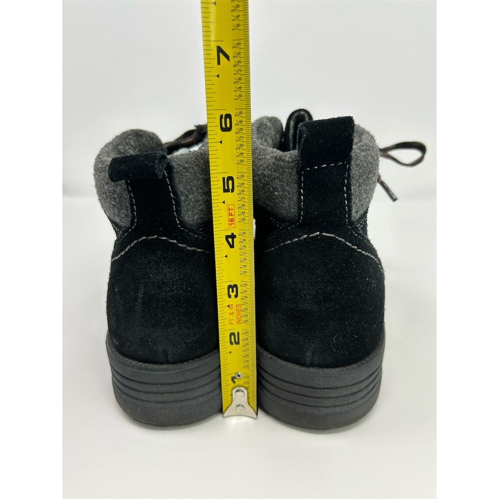 Earth Origins Womens Combat Hiker Ankle Boots Black Lace Up Lug Sole Size 11 - Picture 8 of 11
